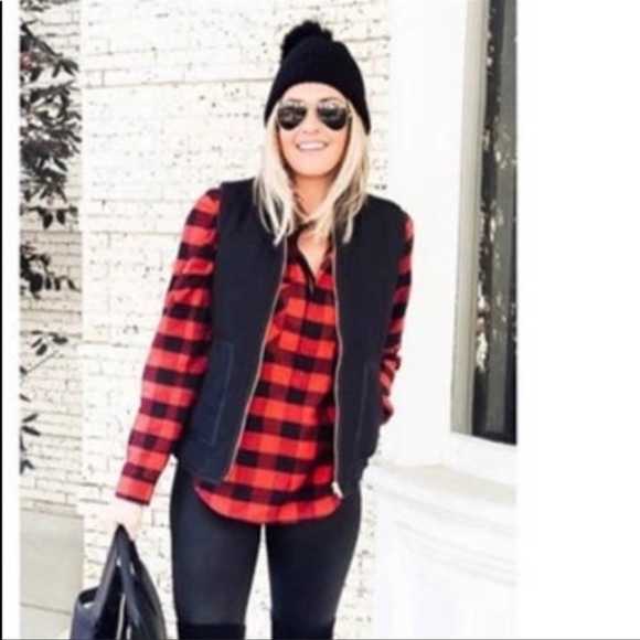 Eddie Bauer Tops - Eddie Bauer Buffalo Plaid Flannel